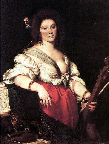 Bernardo Strozzi The Viola da Gamba Player